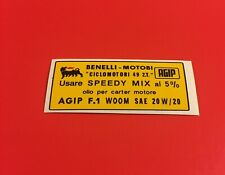 Benelli etichetta stickers usato Benelli etichetta stickers usato  Olbia