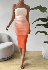 Strapless orange ombre for sale  DUNDEE