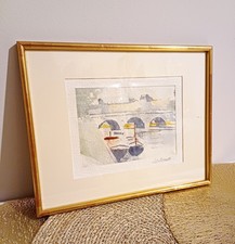 Tableau gouache encadré d'occasion  Rodez