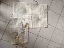 Gardinen cremeweiß motiv gebraucht kaufen  Deutschland