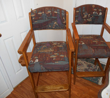 Billiard chair walnut for sale  Bethlehem