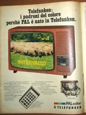 Pubblicita telefunken color usato  San Giovanni la Punta
