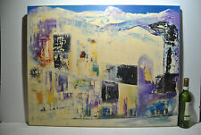 Mountain painting abstraction d'occasion  Expédié en Belgium