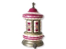 Dispensador de cigarro carrossel musical porcelana raro Reuge comprar usado  Enviando para Brazil