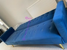 Royal blue velvet for sale  SOUTHAMPTON