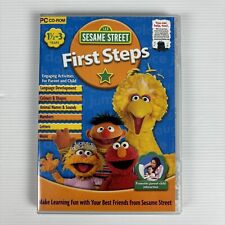 CD-ROM Sesame Street First Steps PC 1-3 anos 2007 frete rastreado grátis comprar usado  Enviando para Brazil
