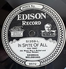 Edison Diamond Disc 51359: GEORGIA MELODIANS:n Spite Of All/How You Gonna Keep, usado comprar usado  Enviando para Brazil