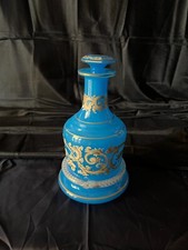 Antique blue opaline usato  Vignate