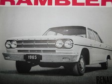 Prospectus renault rambler d'occasion  Rouen-