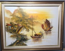 Vintage oil painting for sale  GLENROTHES