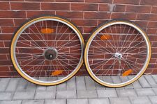 Conjunto de rodas de turismo 700C Shimano Exage HB-RM50 aros de liga leve pneus Shyh Hwa comprar usado  Enviando para Brazil
