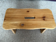 Small wooden footstool for sale  LUTON