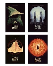 Phantom City Creative "O Senhor dos Anéis" Painel de Acrílico Impressão (CONJUNTO de 4) NOVO comprar usado  Enviando para Brazil