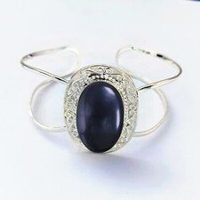 Black obsidian 925 for sale  Shipping to Ireland