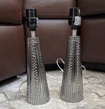 Lamp set silver for sale  Tracy