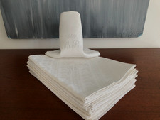 Serviettes table damassé d'occasion  Châtillon-sur-Loire