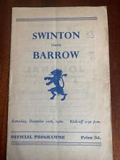 Swinton barrow rugby for sale  YORK