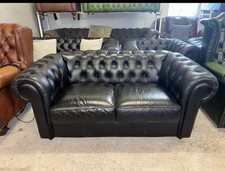 Chesterfield black real for sale Chesterfield black real for sale  CREWE