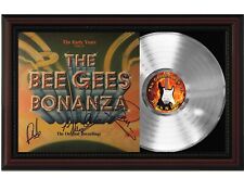 Reprodução de madeira emoldurada Bee Gees assinatura LP display de registro. 03 comprar usado  Enviando para Brazil