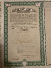 Certificato azionario ercole usato  Casarile