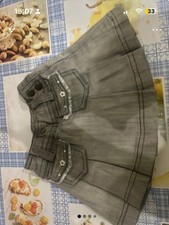 Gonna jeans bambine usato  Zandobbio