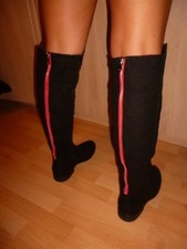 Flache sexy damenstiefel gebraucht kaufen  Schlangen