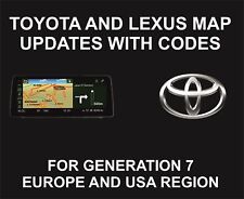 Actualización de mapa de navegación Toyota y Lexus, para generación 7, EE. UU., CA, regiones de la UE segunda mano  Embacar hacia Mexico