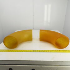 Forro de tubo de uretano PU resistente à abrasão cotovelo 45° 8" OD lote de 2 comprar usado  Enviando para Brazil