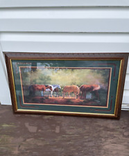 horses grazing framed photo for sale  Algonac