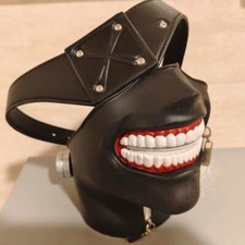 Anime Tokyo Ghoul Kaneki Ken Wearable Black Half Face Mask Cosplay Prop Presente Novo comprar usado  Enviando para Brazil