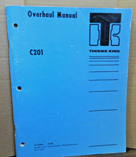 THERMO KING - C201 - Manual de revisão - Usado - Derrubar e reconstruir - comprar usado  Enviando para Brazil