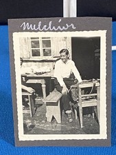 Usado, Man at Mountain Town Snow Ski Resort Hotel Alemanha foto vintage 1932 Lt#45 comprar usado  Enviando para Brazil