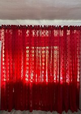 Pair red lace for sale  CHEADLE