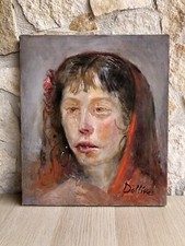 Quadro vintage figura usato  Villaricca