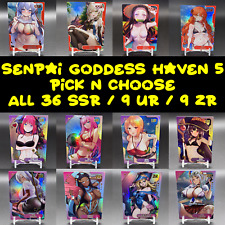 ESCOLHA E ESCOLHA Seu Waifu SSR/UR/ZR - Senpai Goddess Haven 5 - Cartão História da Deusa comprar usado  Enviando para Brazil