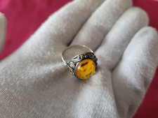 Bague argent ambre d'occasion  Dinan