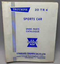 TRIUMPH 20 TR 4 SPORTS CAR Spare parts catalogue #510978 First Edition segunda mano  Embacar hacia Argentina