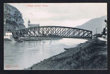 Cartolina adige presso usato  Prad am Stilfserjoch