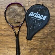 Raquete de tênis Prince Lite I preta roxa 4 3/8” aderência nº. 3 com estojo muito bom comprar usado  Enviando para Brazil