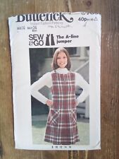 Vestido 3765 Sew & Go A Line Shift tamanho 14 sem cortes vintage padrão de costura Butterick comprar usado  Enviando para Brazil