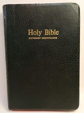 Holy Bible Dictionary Concordance Red Letter Edition KJV Nelson 162 Black 1977 comprar usado  Enviando para Brazil