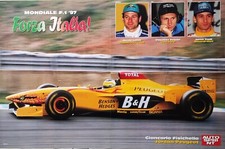 Giancarlo fisichella poster usato  Monza