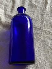 OXIGÊNIO COMPOSTO..STARKEY & PALEN, PHILA..azul cobalto..garrafa de 7 3/4 polegadas.., usado comprar usado  Enviando para Brazil