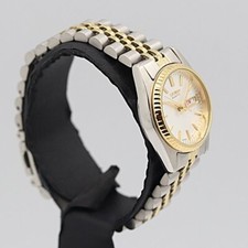 Seiko 7N83 0041 relógio feminino quartzo prata mostrador dois tons data do dia usado, usado comprar usado  Enviando para Brazil