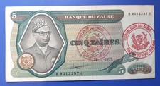 Billet 1977 zaire d'occasion  Besançon