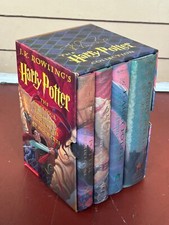 Usado, Harry Potter Collection Books 1-4 Hardcover Scholastic Box Set 1st 4 Books 1997 comprar usado  Enviando para Brazil