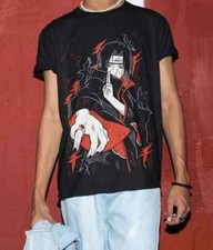 Camiseta Itachi Uchiha Naruto Rasengan Jiraiya estilo mangá anime todos os tamanhos comprar usado  Enviando para Brazil