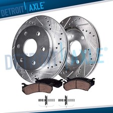 Pastilhas de freio dianteiras perfuradas com fenda de cerâmica para 1999 - 2004 Toyota Tacoma comprar usado  Enviando para Brazil