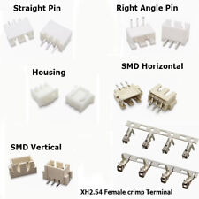Conector de carcaça macho fêmea cabeçalho de pino ângulo reto/direito XH 2,54mm 2P-20 pinos comprar usado  Enviando para Brazil