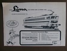 Publicité train lima d'occasion  Calonne-Ricouart